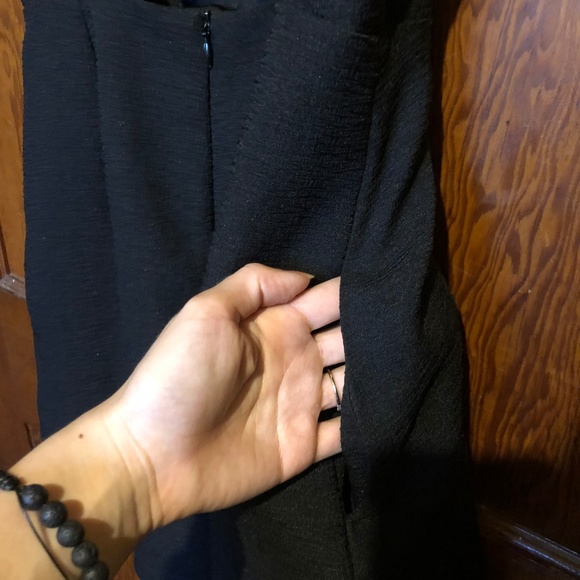 Black Jacquard Romper - cocktail attire - Picture 5 of 5